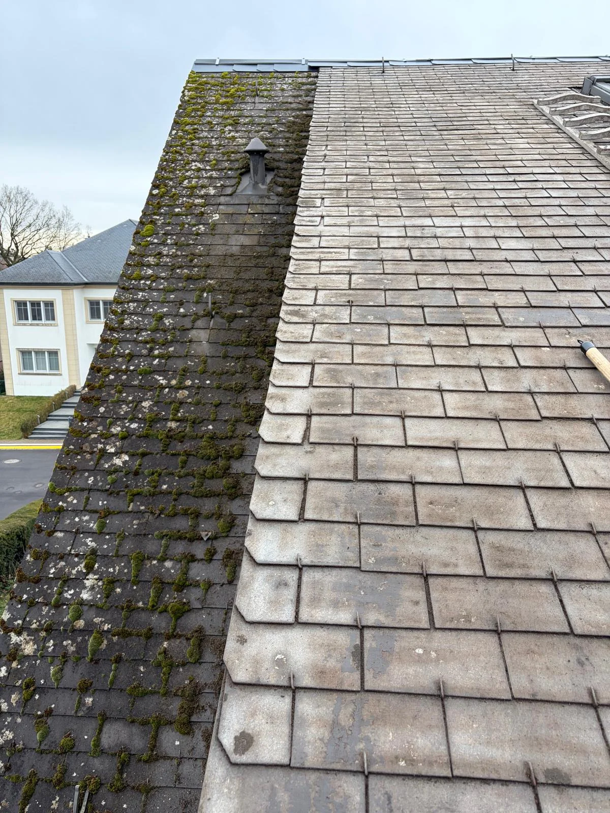 Travaux de nettoyage et d'entretien de toiture au Luxembourg